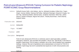 چاپ مقاله اعضای مرکز تحقیقات کودکان تیر در سال 1403